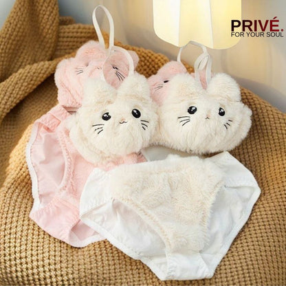 Peluş İç Çamaşırı Seti